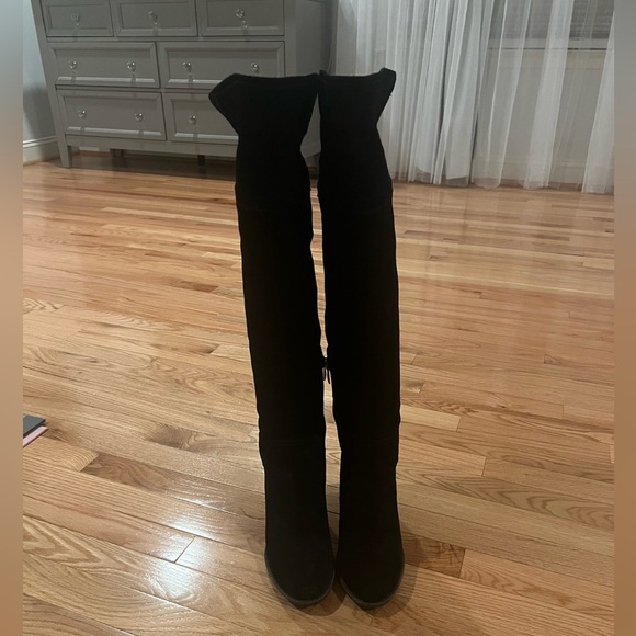 Franco Sarto Shoes - Franco Sarto Black suede over the knee boots